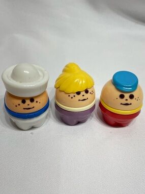 Lot of 3 Little Tikes Toddle Tots Chunky Figures Sailor Girl Boy with Hat GUC